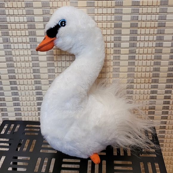 Ty Beanie Babies Plush Soft Toy Gracie Swan Bird Retired - Picture 2 of 9
